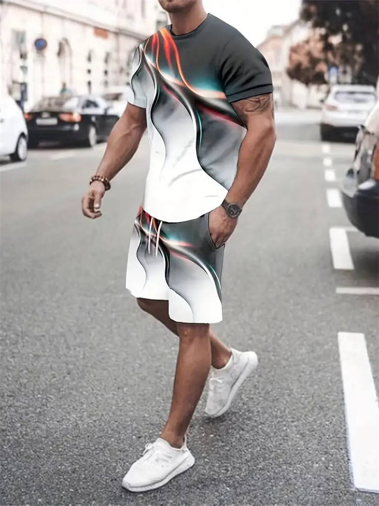 Men Women Gradient Texture T-s - đánh giá và giá Summer Clothing For Women