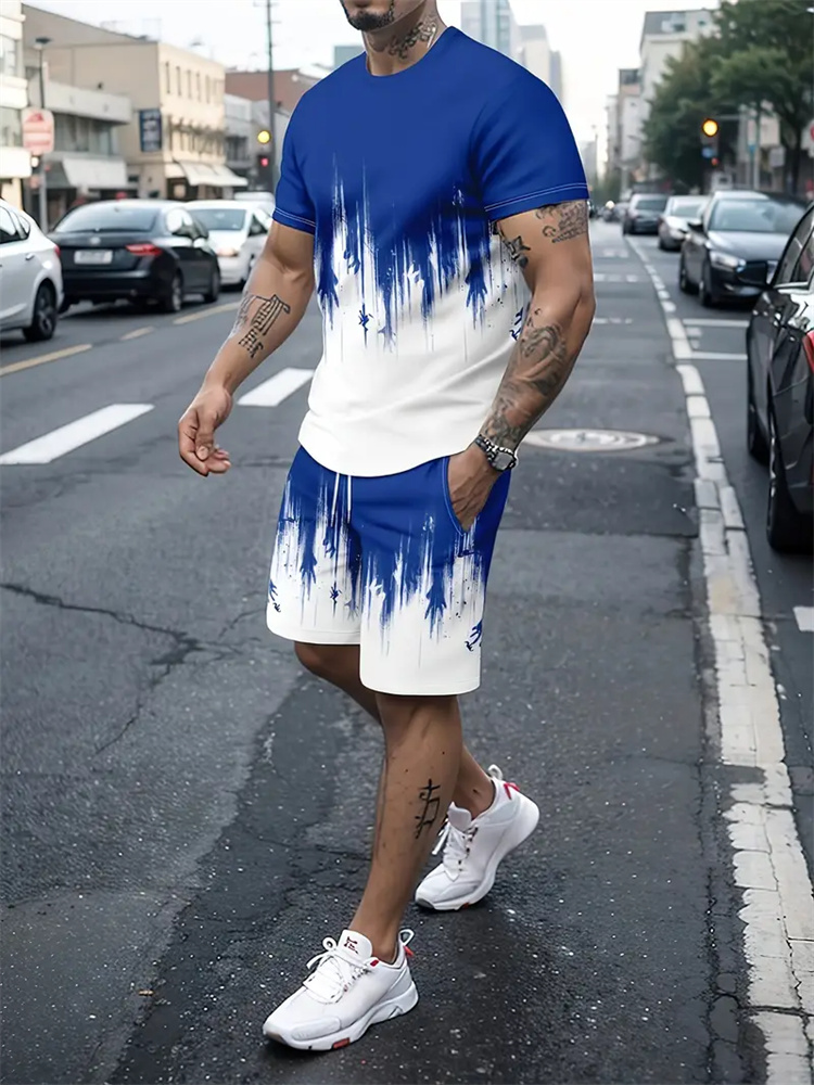 Men Women Gradient Texture T-s - đánh giá và giá Summer Clothing For Women