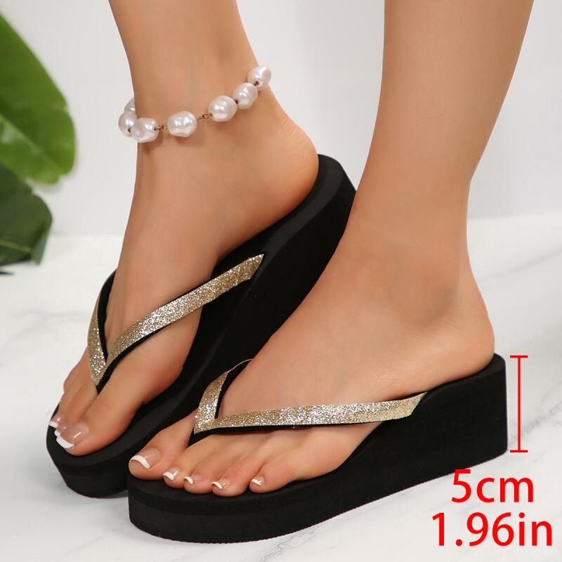 Comfortable Platform Wedge Hee - đánh giá và giá Summer Clothing Fabric