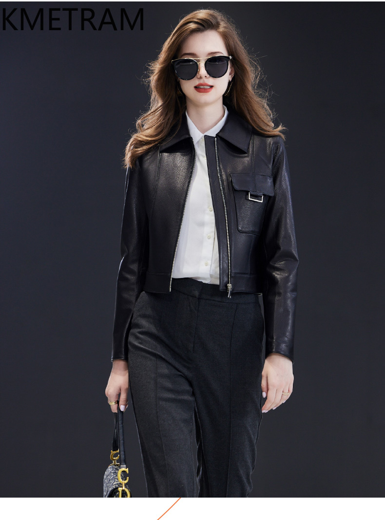 Genuine Leather Jacket Woman R - đánh giá và giá Quality Summer Clothing For Women