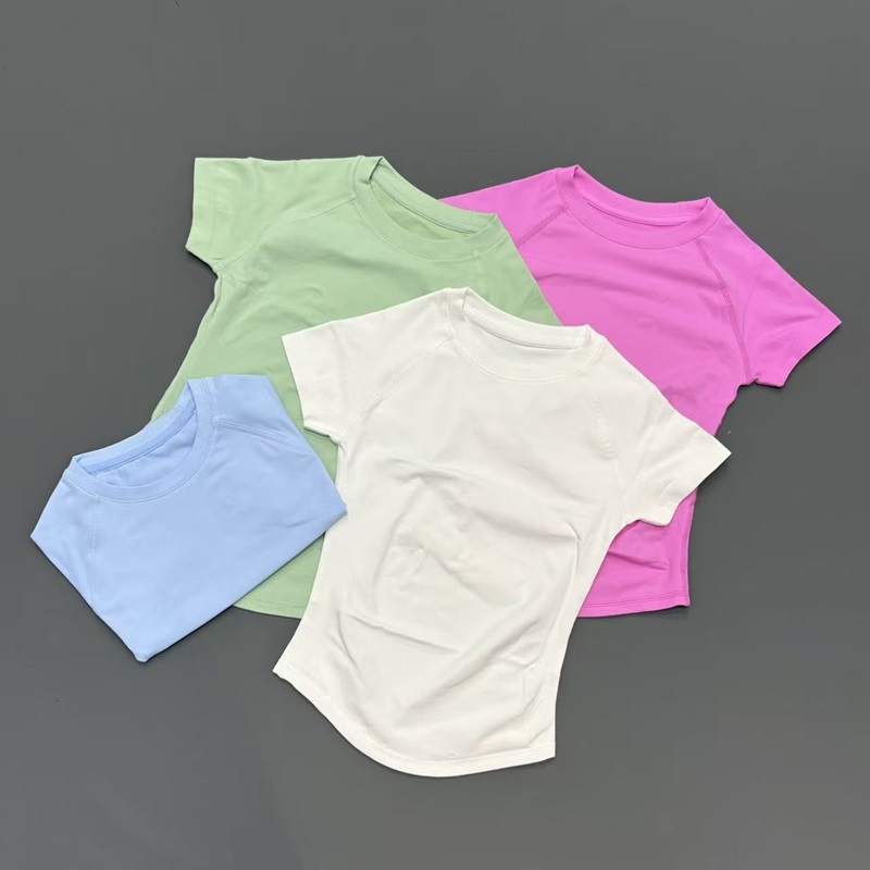 Short Sleeve Seamless Yoga Top - đánh giá và giá Summer Yoga Clothing