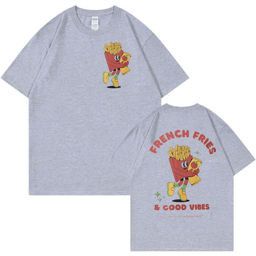 French Fries Good Vibes Retro  - đánh giá và giá Summer Vibes Clothing Men