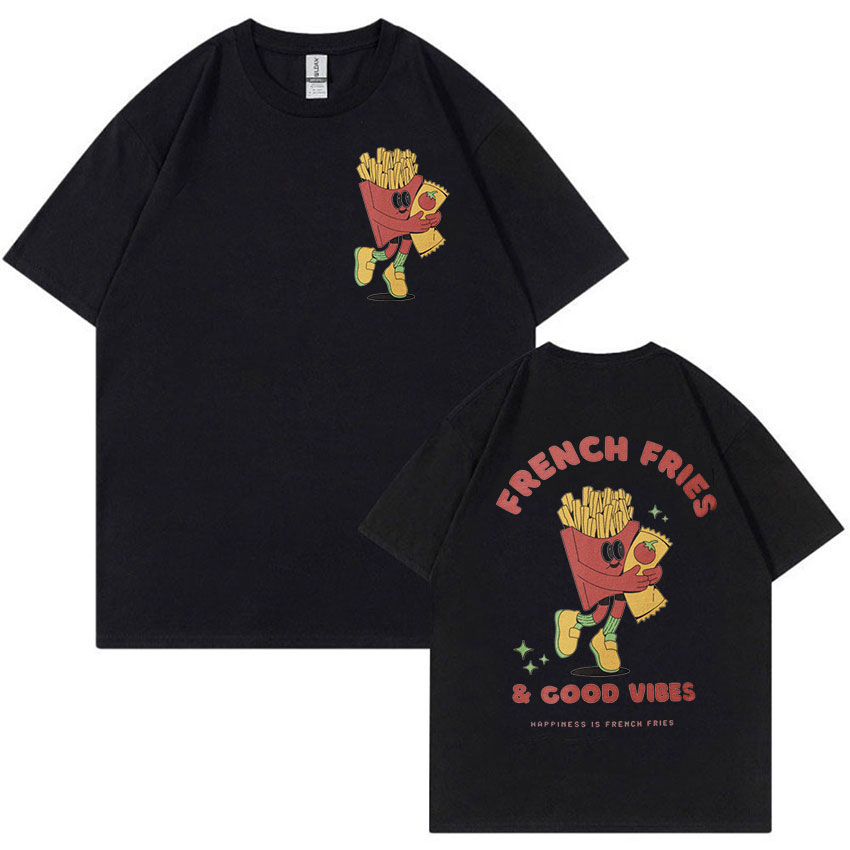 French Fries Good Vibes Retro  - đánh giá và giá Summer Vibes Clothing Men