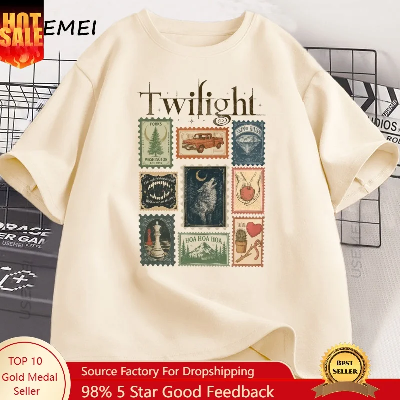 Vintage Twilight Forks T-shirt - đánh giá và giá Quality Summer Clothing For Women