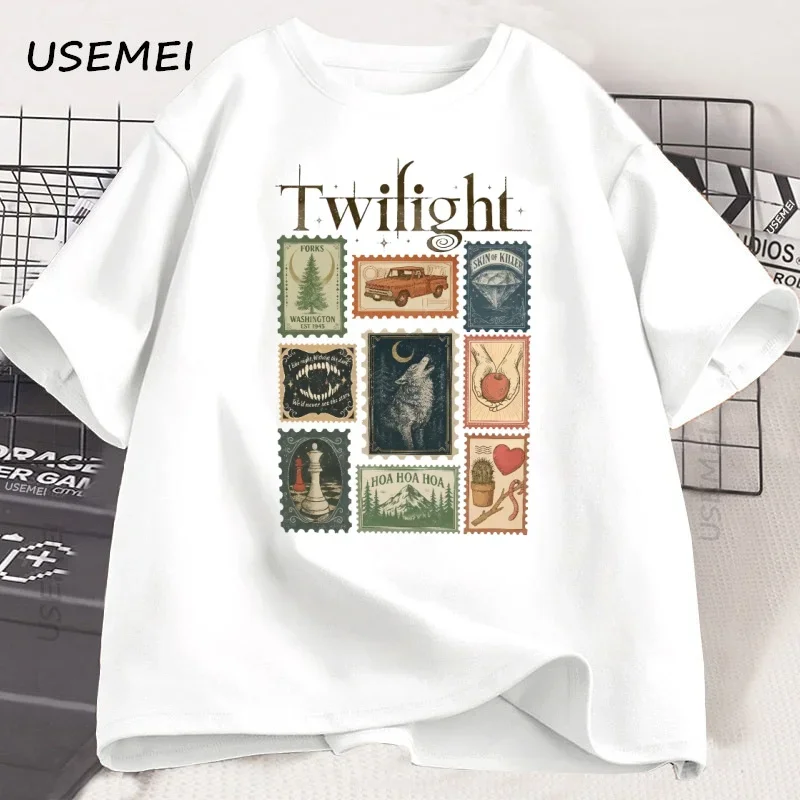 Vintage Twilight Forks T-shirt - đánh giá và giá Quality Summer Clothing For Women