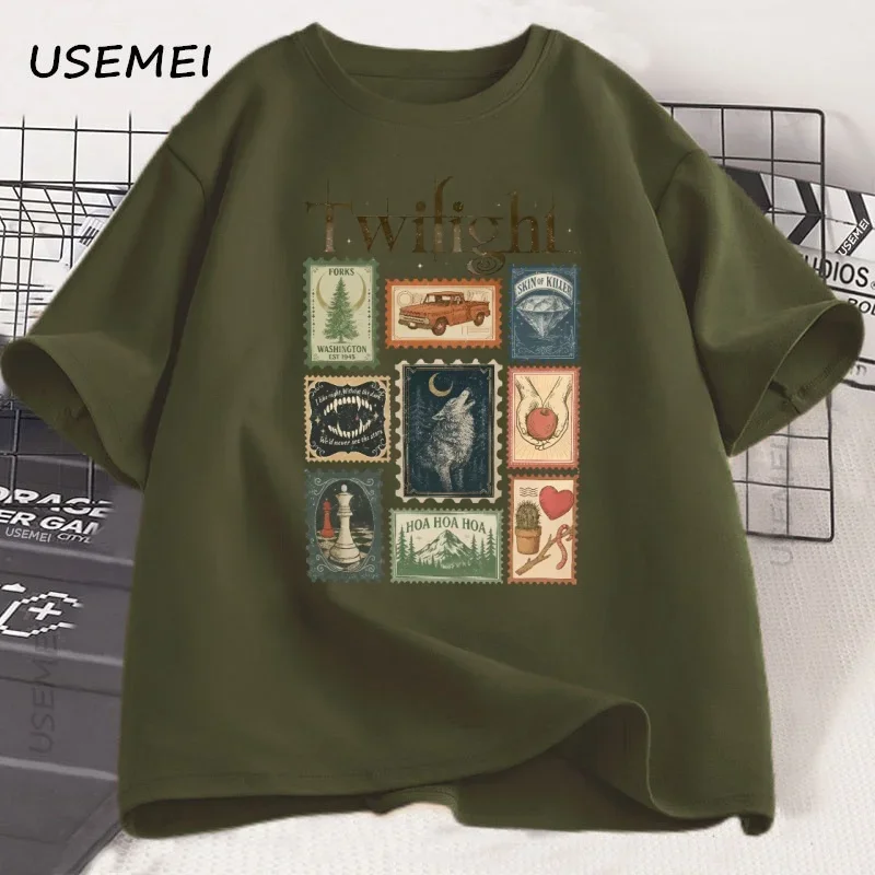 Vintage Twilight Forks T-shirt - đánh giá và giá Quality Summer Clothing For Women