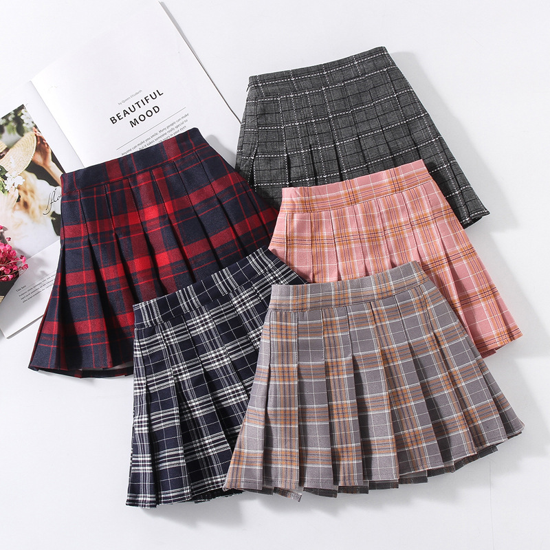 Vintage Pleated Plaid Skirts f - đánh giá và giá Summer Clothing For Teen Girls