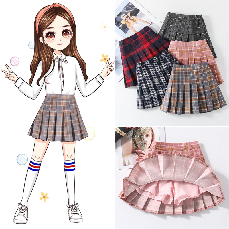 Vintage Pleated Plaid Skirts f - đánh giá và giá Summer Clothing For Teen Girls