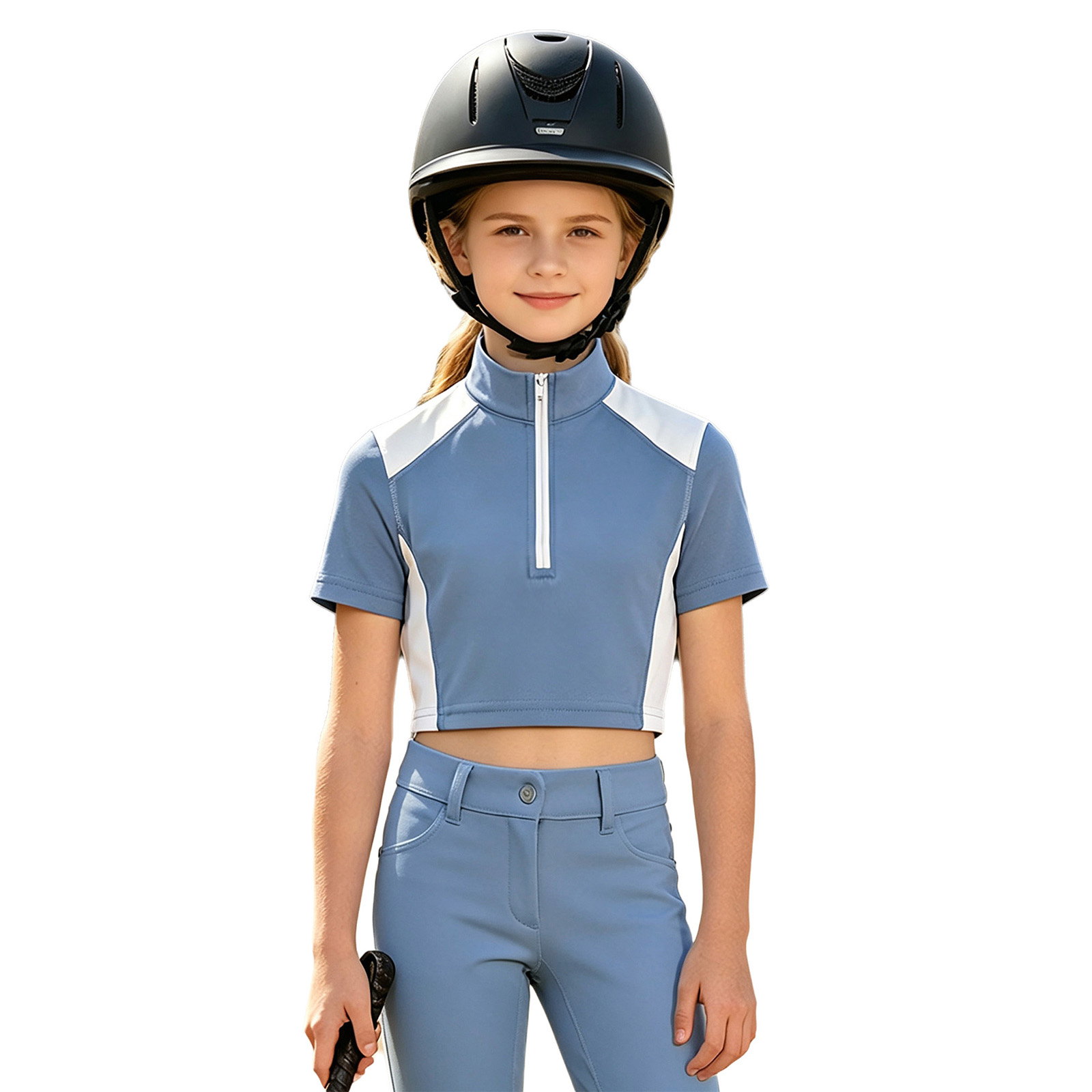 Kids Girls Equestrian Shirt Ho - đánh giá và giá Summer Equestrian Clothing