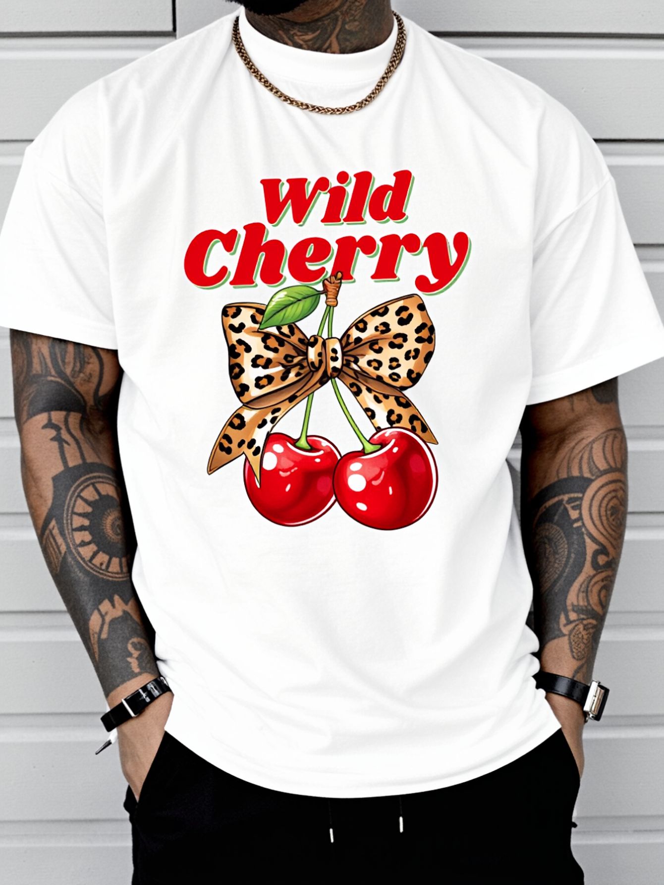 Cherry Lover Leopard Coquette  - đánh giá và giá Summer Vibes Clothing Men