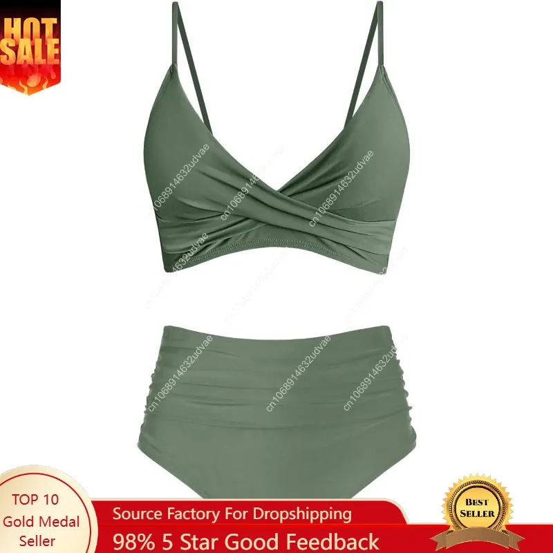 Women's High Waisted Bikini Se - đánh giá và giá Bikini Set Push Up