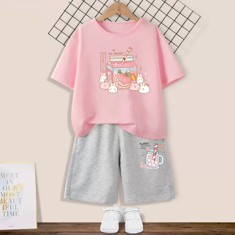 Summer Kids Girls 2Pcs Outfit  - đánh giá và giá Summer Clothing For Teen Girls