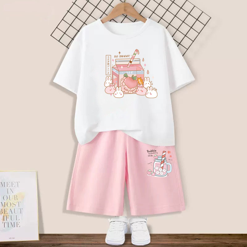 Summer Kids Girls 2Pcs Outfit  - đánh giá và giá Summer Clothing For Teen Girls