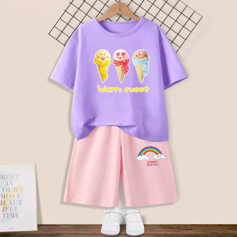 Summer Kids Girls 2Pcs Outfit  - đánh giá và giá Summer Clothing For Teen Girls