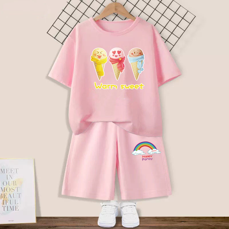 Summer Kids Girls 2Pcs Outfit  - đánh giá và giá Summer Clothing For Teen Girls