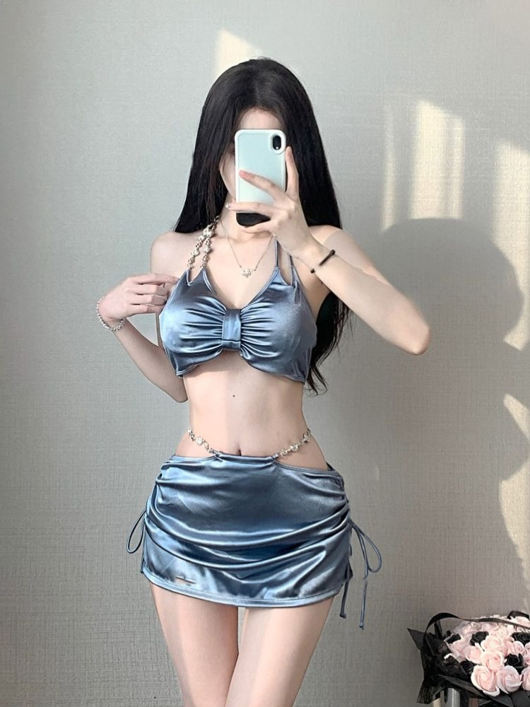 Women's Elegant Thin Strap Bik - đánh giá và giá Bikini Set Push Up