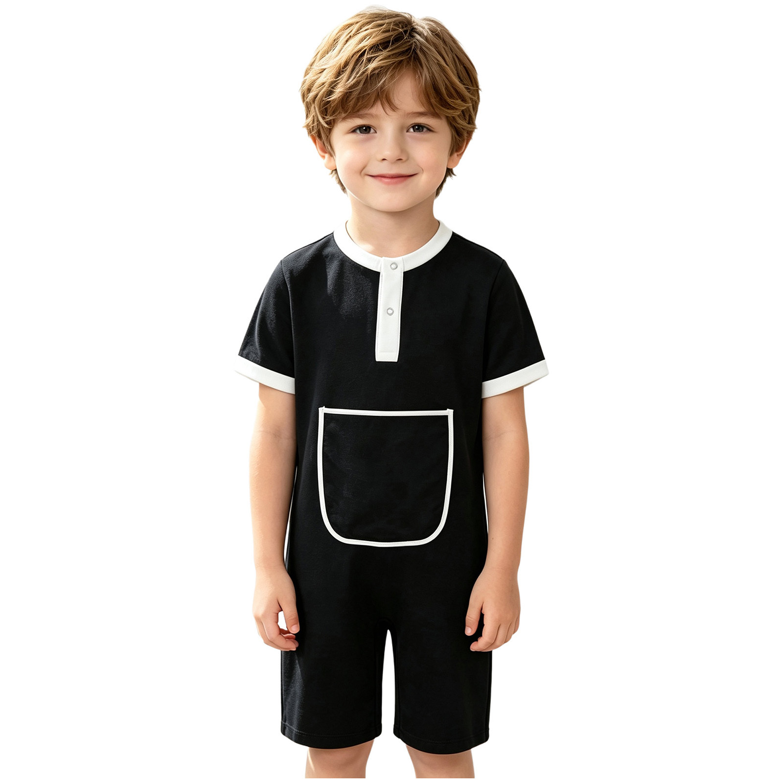 Kids Boys Girls Press Buttons  - đánh giá và giá Summer Clothing Kids Boys