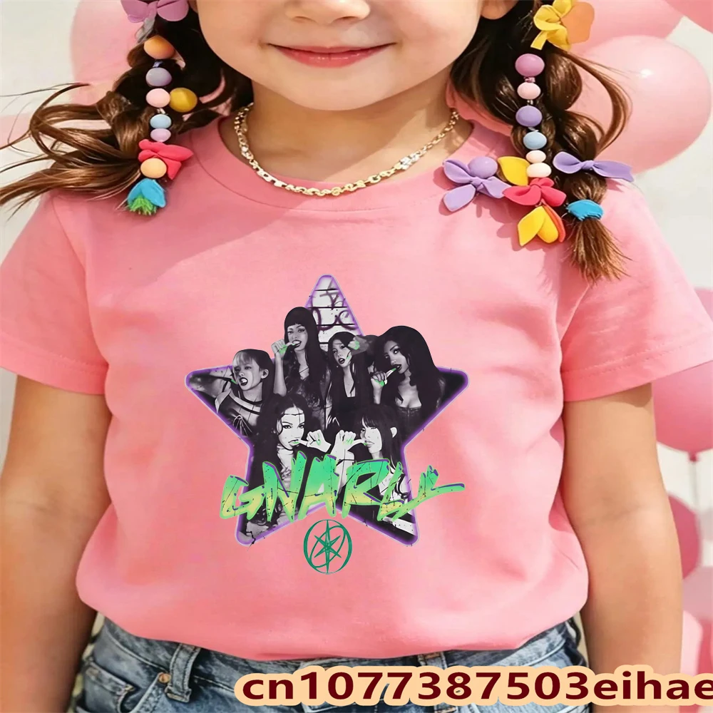 KATSEYE T Shirt Fashion Printe - đánh giá và giá Summer Clothing Kids Sale
