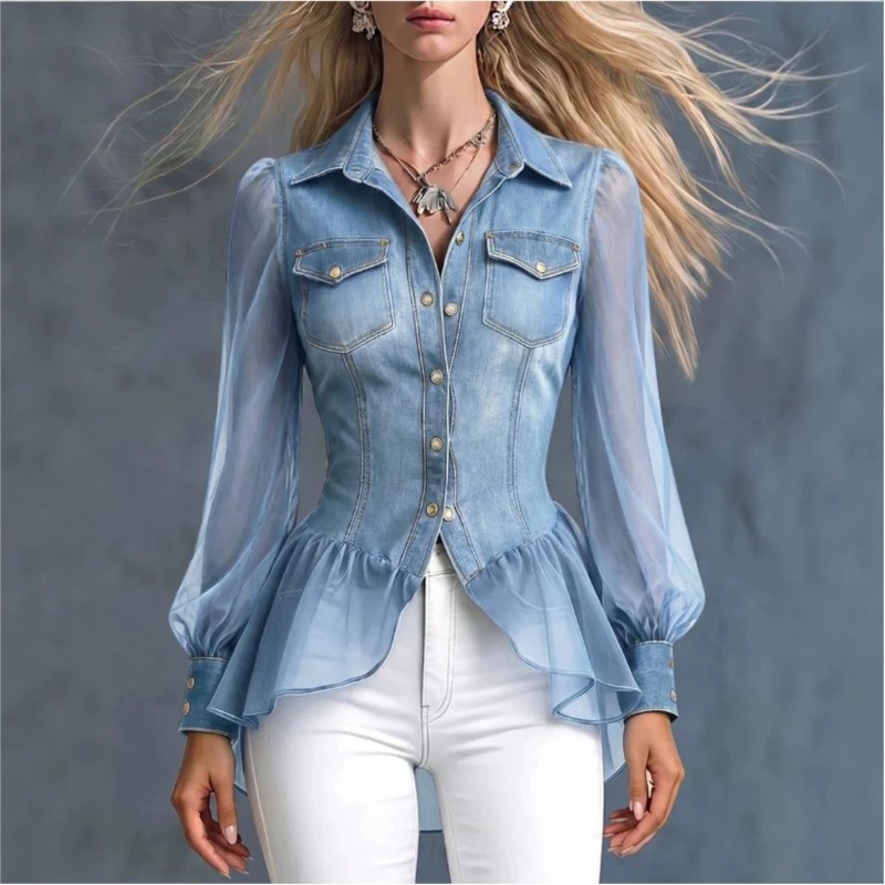 New Womens Blouses Spring Fall - đánh giá và giá Summer Clothing Kids