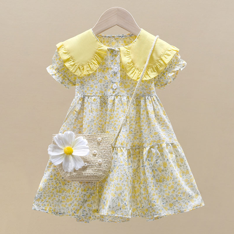 2PCS Summer Yellow Floral Chil - đánh giá và giá Summer Clothing For Teen Girls