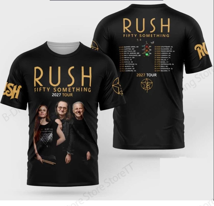 Rush Tour 2027 3D Printed T-sh - đánh giá và giá Quality Summer Clothing For Women