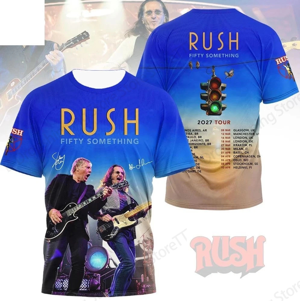 Rush Tour 2027 3D Printed T-sh - đánh giá và giá Quality Summer Clothing For Women