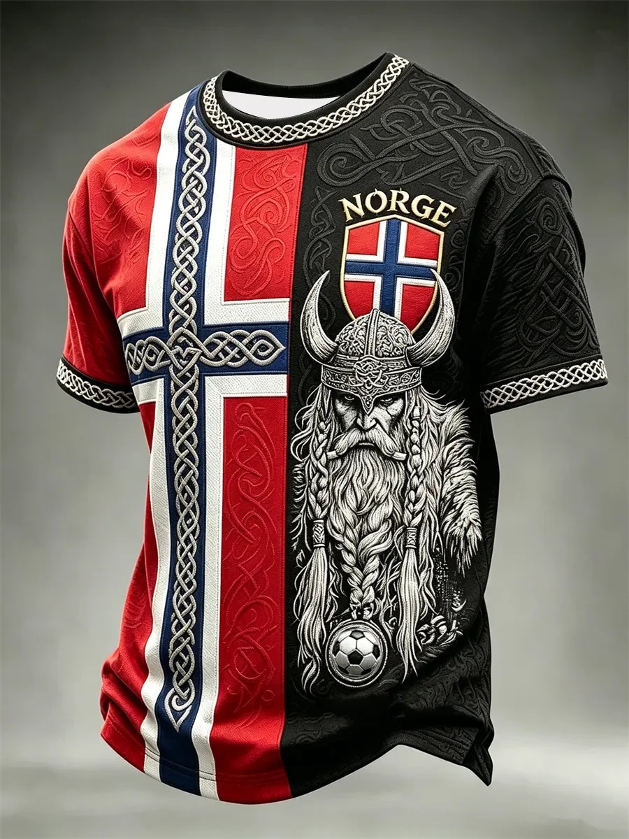 2026 Summer Men Norway Norge V - đánh giá và giá Summer Viking Clothing