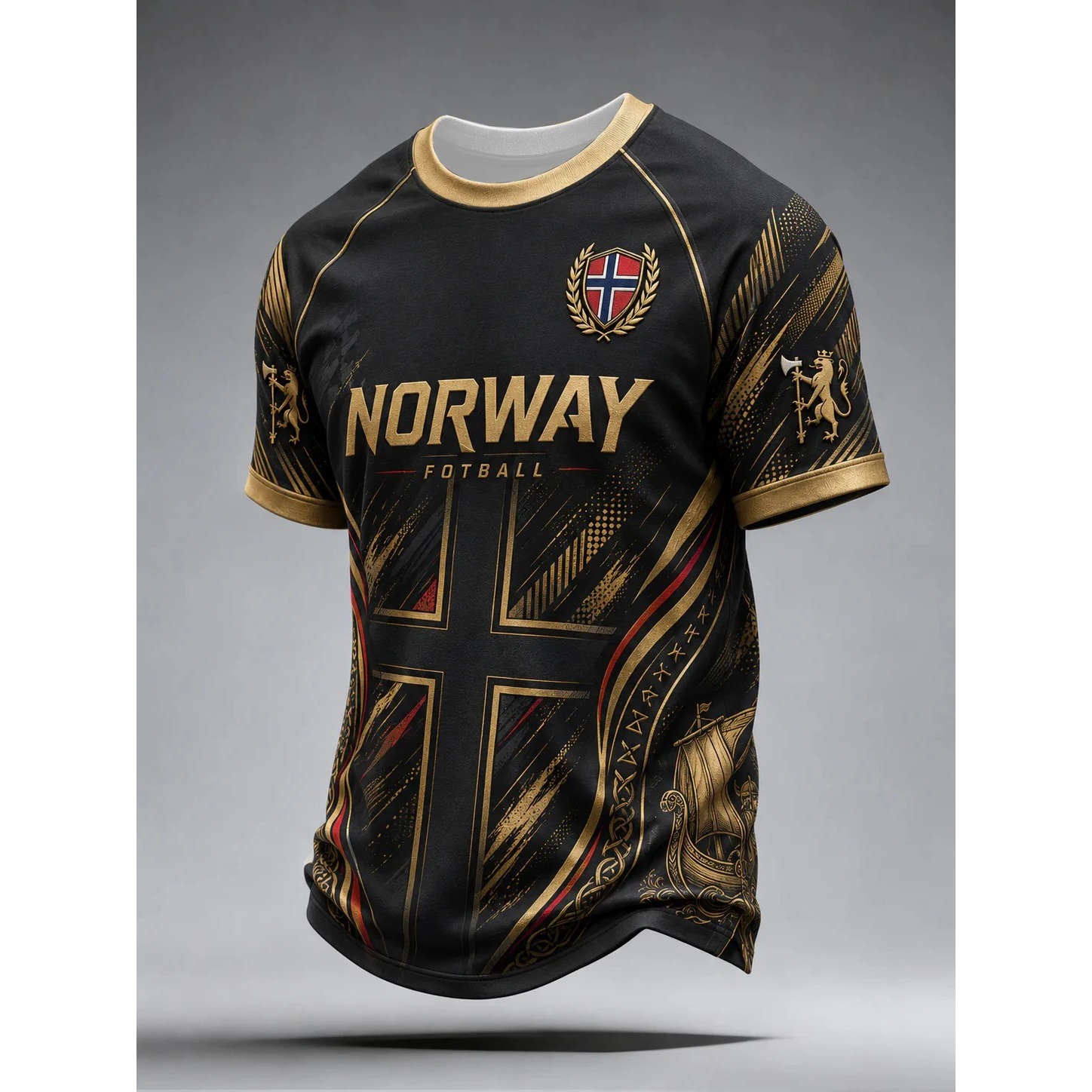 Norway Football T Shirt Men Vi - đánh giá và giá Summer Viking Clothing