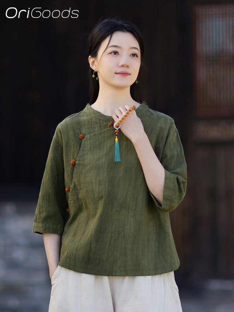 OriGoods Tie Dye Shirt Woman R - đánh giá và giá Japan Summer Clothing Women