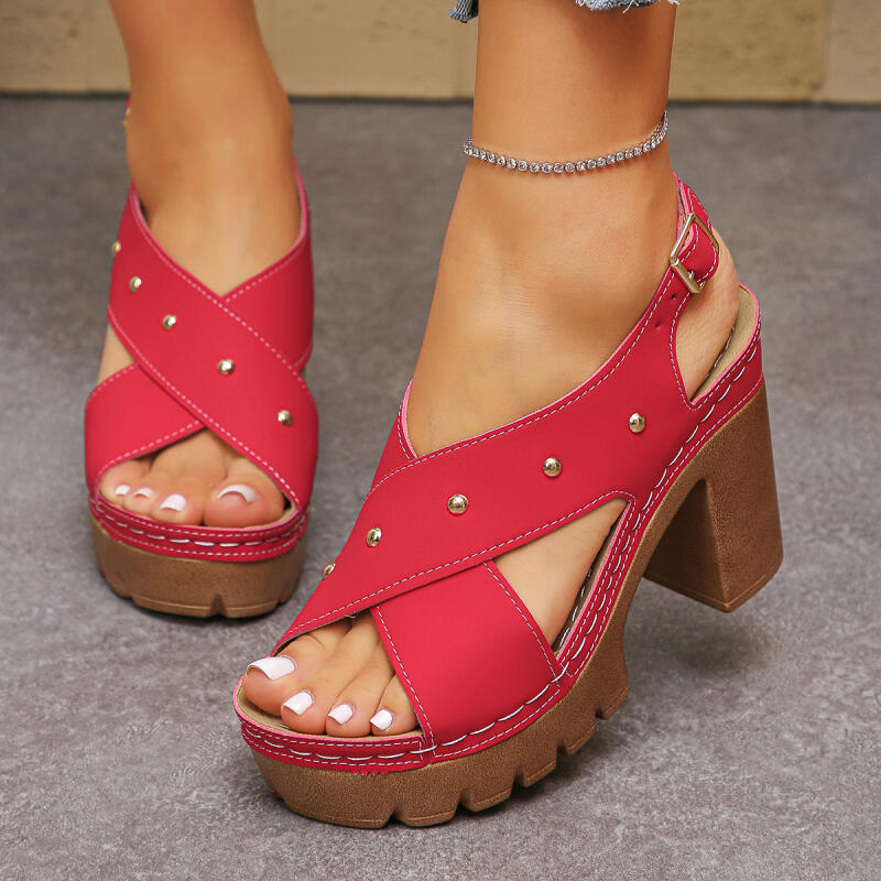Vintage Super High Heel Cross  - đánh giá và giá Summer Clothing Items